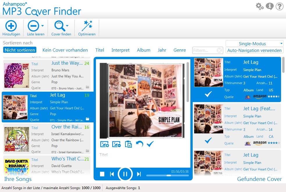 Ashampoo MP3 Cover Finder