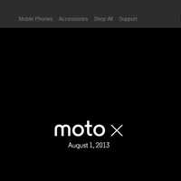 Moto X-Ankündigung