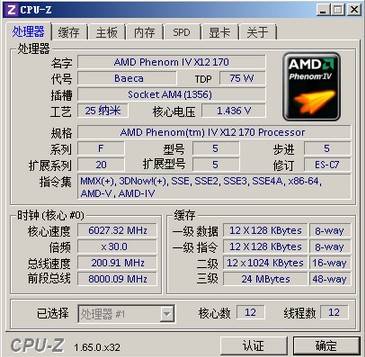 AMD Phenom IV X12 170 AMD Phenom IV X12 170