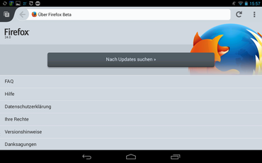 Firefox für Android: Beta mit neuen Funktionen und Verbesserungen