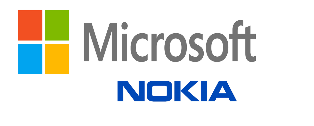 Microsoft und Nokia-Logo