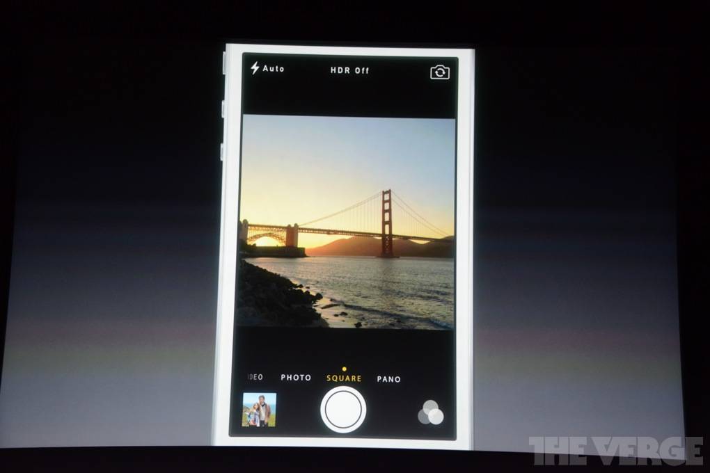 iOS 7 Screenshots  Bild © The Verge