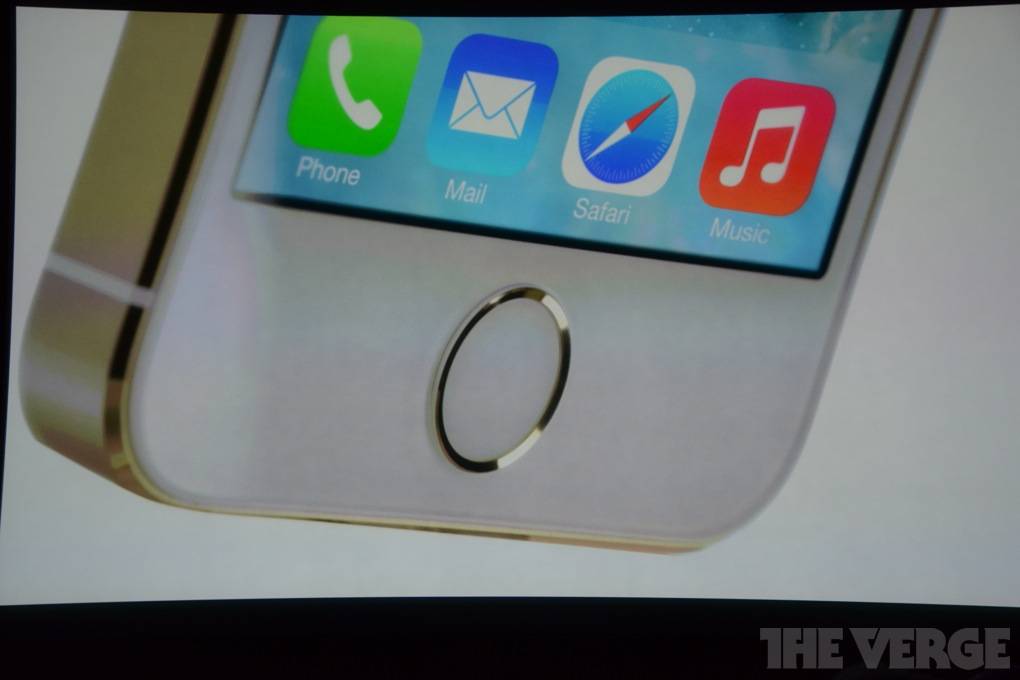 iPhone 5S Fingerabdruck Sensor  Bild © The Verge