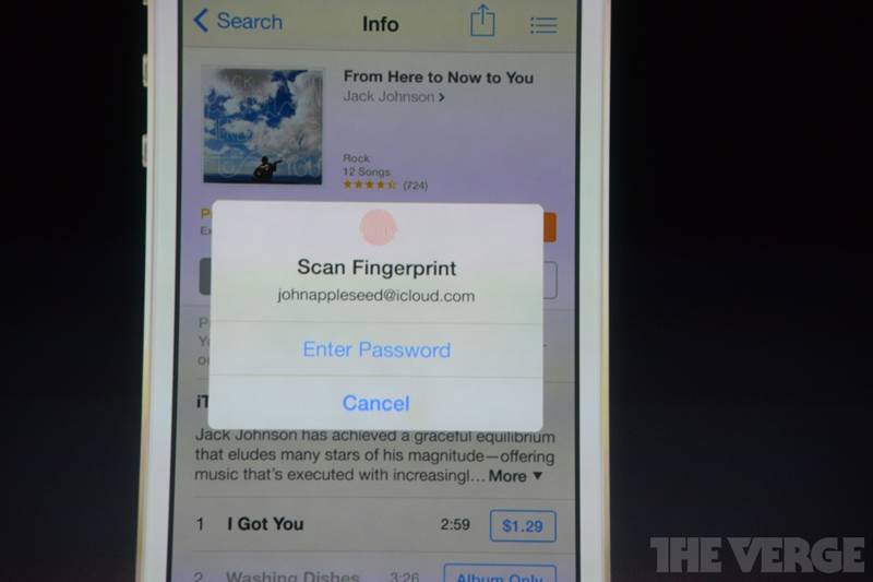 iPhone 5S Fingerabdruck Touch ID