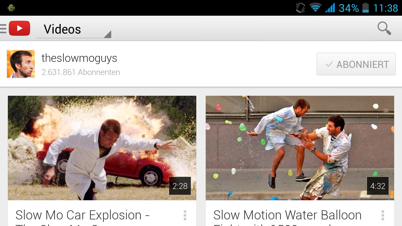 Android YouTube-App