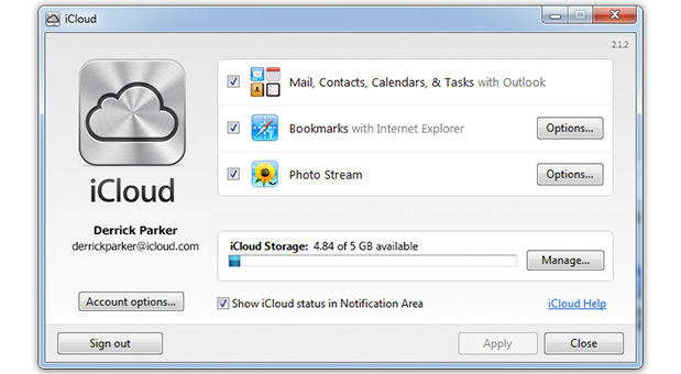 iCloud  Bild © Engadget