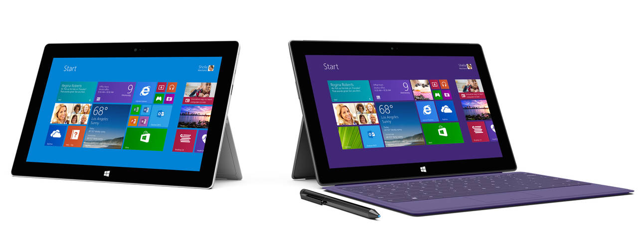 Surce 2 und Surface Pro 2