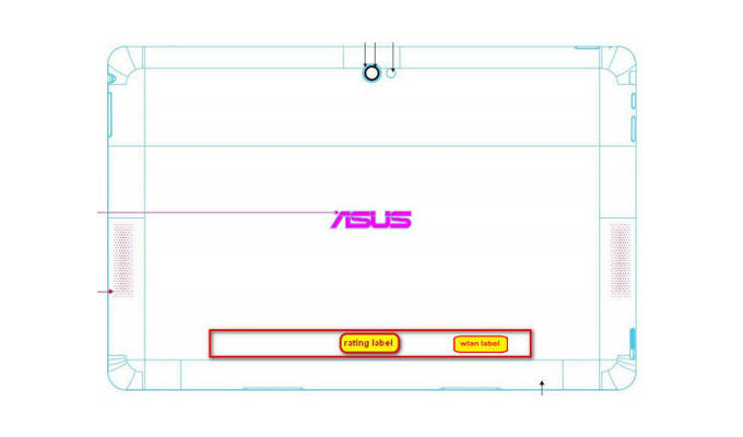 Asus TF502T  Bild © FCC