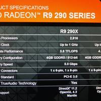 AMD Radeon R9 290: Folie zeigt finale Spezifikationen der Serie