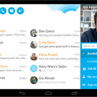 Neue Skype-Oberfläche_Android-Tablets