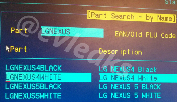 Google Nexus 5 - Carphone Leak