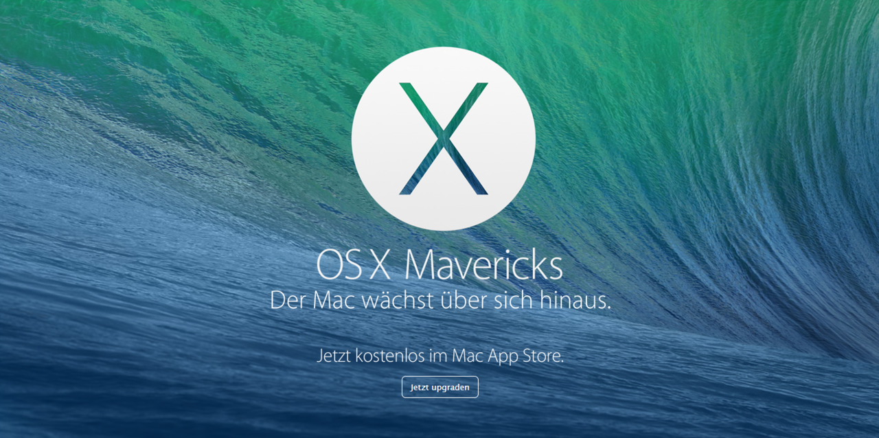 OS X Mavericks  Bild © Apple