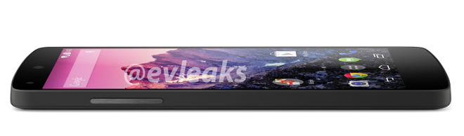 Google Nexus 5 - Seite  Bild © Twitter - @evleaks