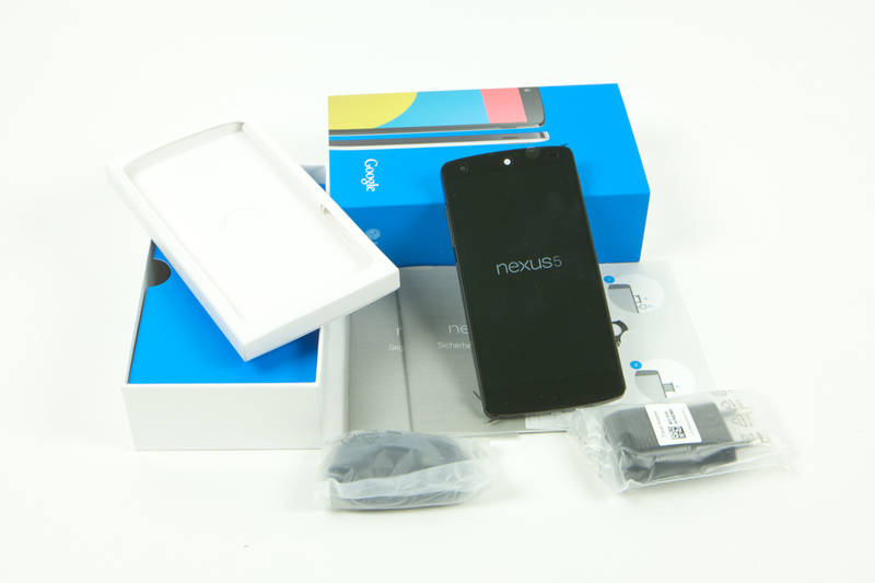 Nexus 5-Lieferumfang Nexus 5-Lieferumfang