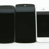 Vergleich Nexus 4, Nexus 5, iPhone 5-Vorderseite