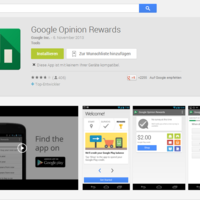 Google Opinion Rewards: Play Store-Guthaben für die Beantwortung von Fragen 