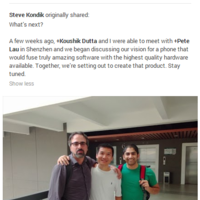 Pete Lau bei Google+