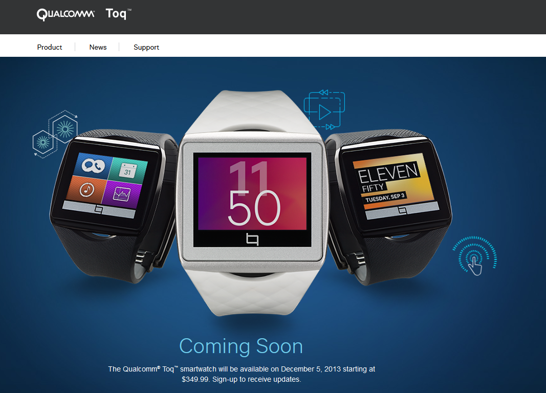 Toq-Smartwatch von Qualcomm