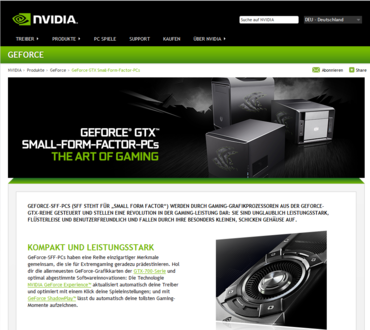 Nvidia: Aus Mini- und Micro-ATX-Systemen werden nun offizielle GeForce-Small-Form-Factor-PCs