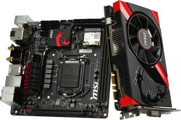 MSI: Hersteller zeigt neue Gaming-Platine und -Grafikkarte für Mini-ITX-Systeme