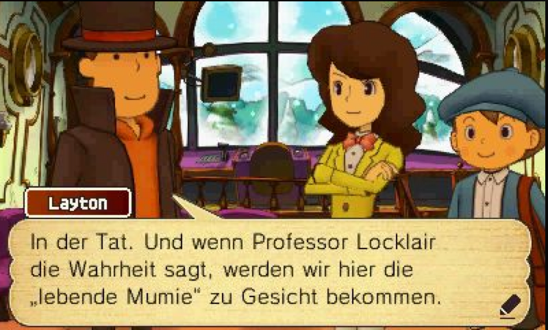 Professor Layton und das Vermächtnis von Aslant Screenshot 3  Bild © 