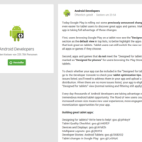 Play Store erhält Tablet-Optimierung