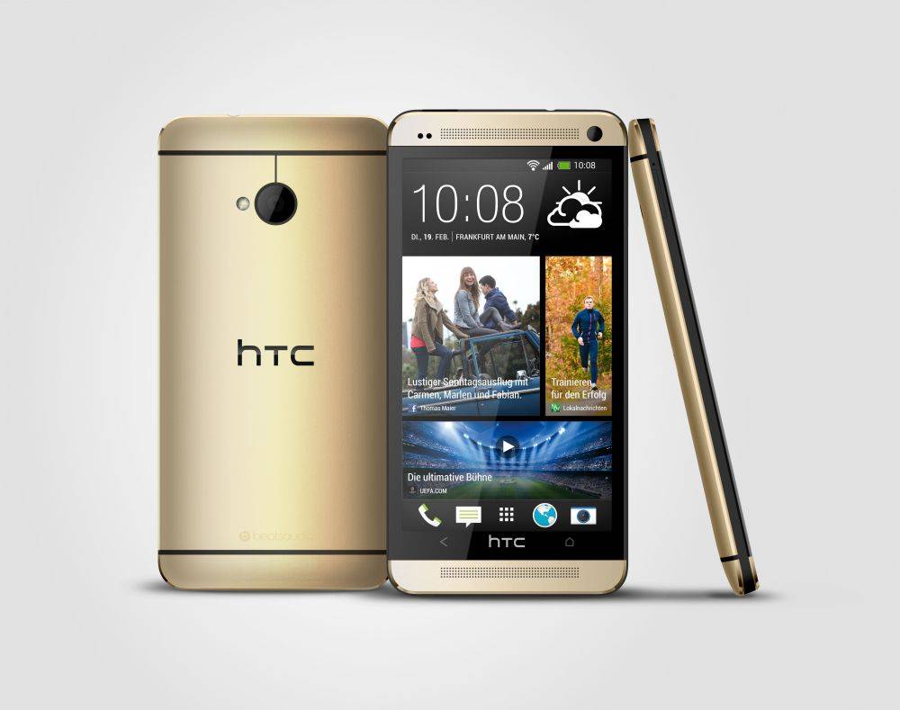 HTC One in Gold