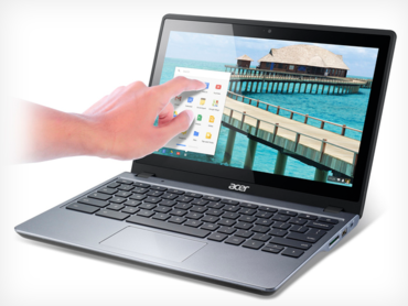 Acer C720P: Chromebook mit Touch-Display und 32 GB Speicher für 299 US-Dollar