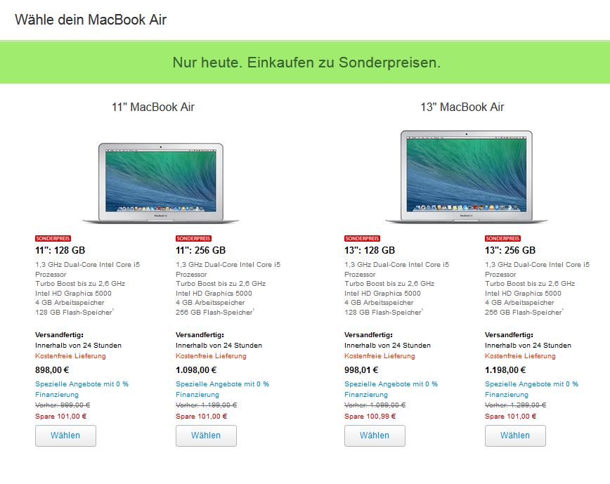 Apple Black Friday 2013  Bild © PCMasters