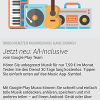 Google Play Music All-Inclusive