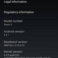 Nexus 5 mit Android 4.4.1