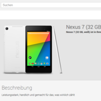 Weißes Nexus 7
