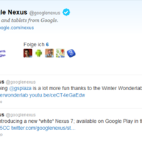 Ankündigung des weißen Nexus 7