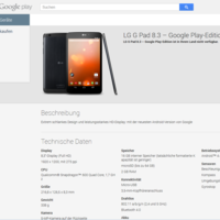 LG G Pad 8.3 Google Play-Edition