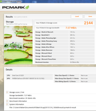 PCMark 8 HGST 5K1500