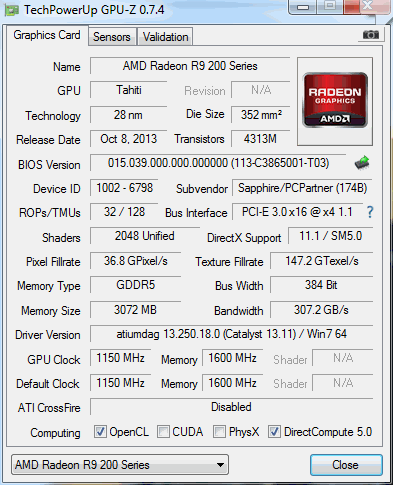 R9 280x Toxic GPUz R9 280x Toxic GPUz