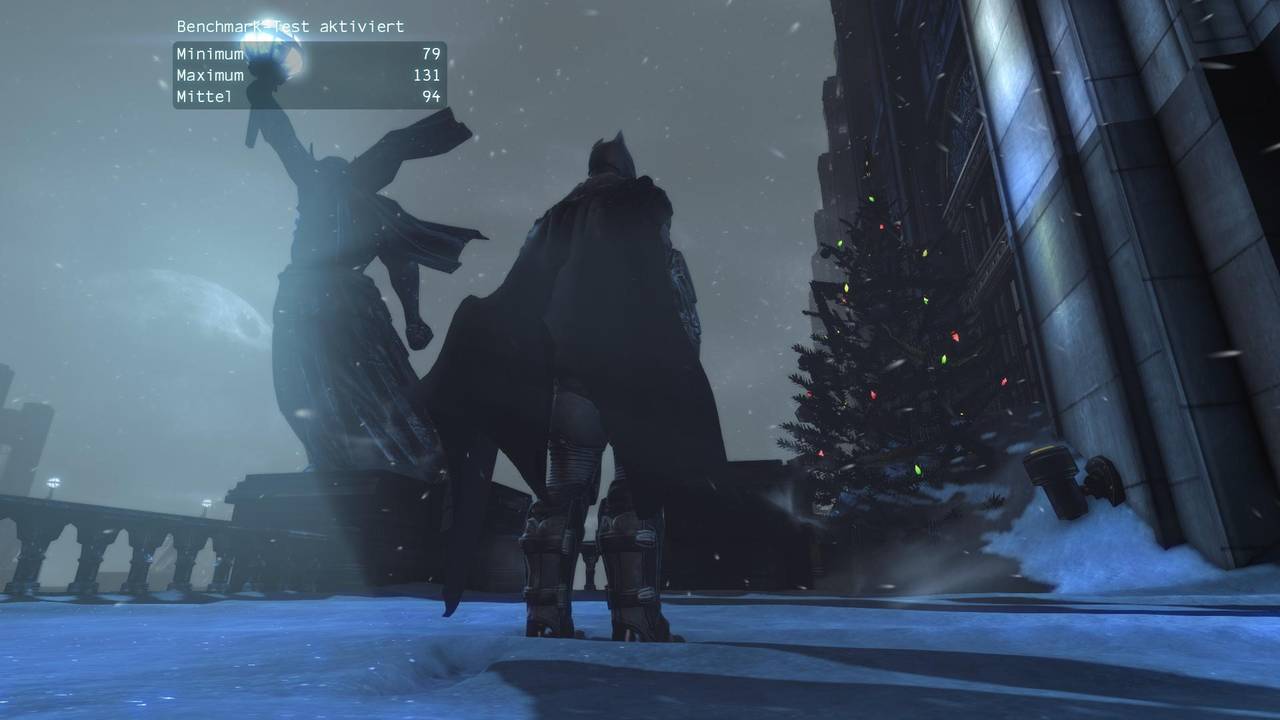 Batman Arkham Origin Benchmarkszene  Bild © PCMasters