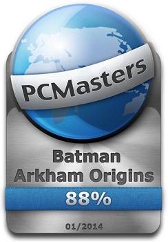 Batman Arkham Origin Award 88%