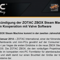 Zotac kündigt Steam Machine an