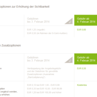 eBay-Gebühren ab dem 4. Februar