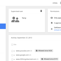 Google Chrome Admin-Oberfläche