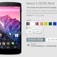 Nexus 5 in Blau