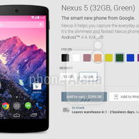 Nexus 5 in Grün