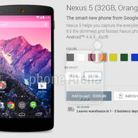 Nexus 5 in Orange