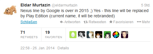 Wird es 2015 keine neuen Nexus-Smartphones und -Tablets mehr geben?