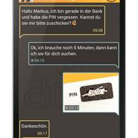 Smartphone-App Chiffry