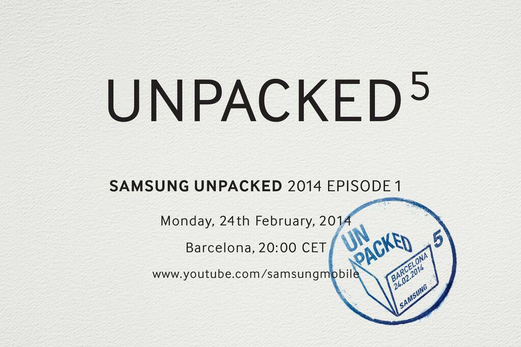 Ankündigung der "Unpacked 5"-Veranstaltung  Bild © Samsung