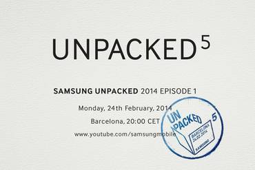 Samsung Galaxy S5: "Unpacked 5"-Veranstaltung für den 24. Februar angekündigt