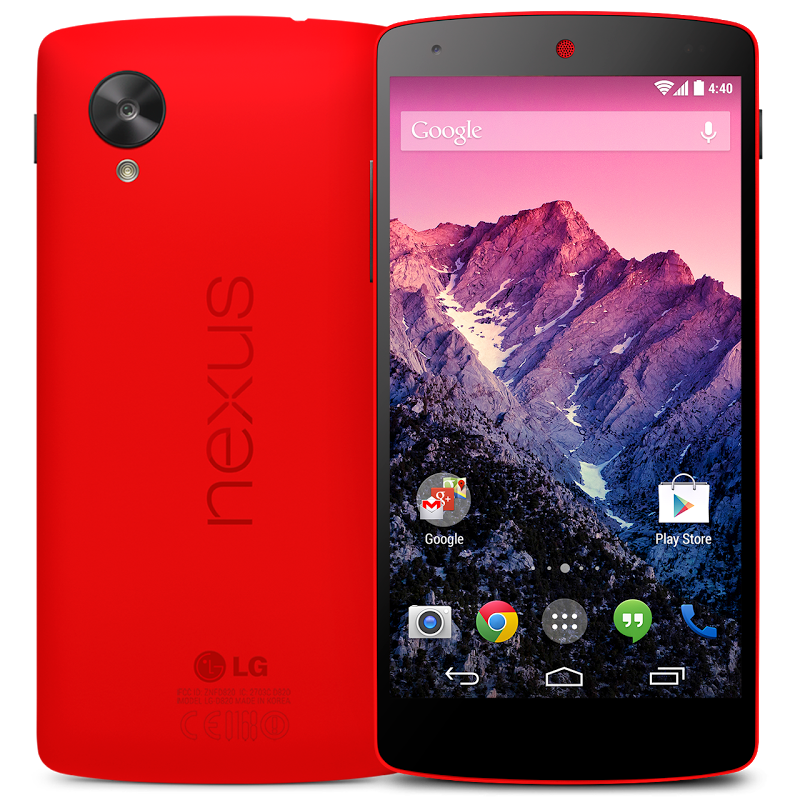 Rotes Nexus 5  Bild © Google