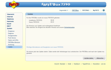 AVM Fritz!Box: Neue FRITZ!OS-Version 06.03 schließt die Fernzugriff-Sicherheitslücke 